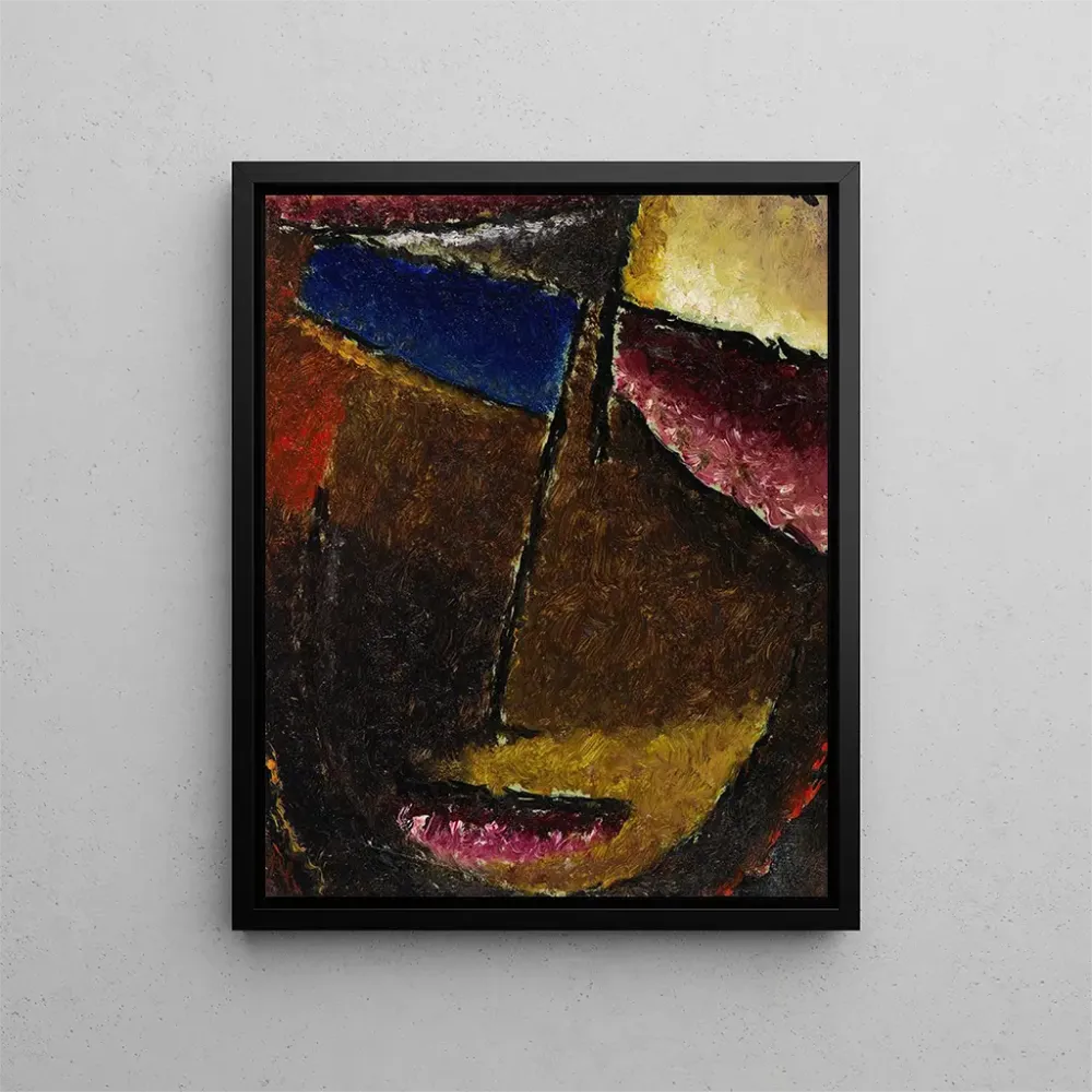 Gemälde Kleine abstrakte Kopf - Alexej von Jawlensky | Kunstdruck