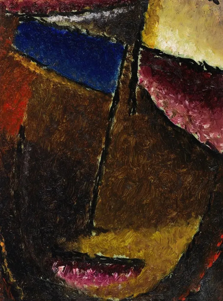 Gemälde Kleine abstrakte Kopf - Alexej von Jawlensky | Kunstdruck
