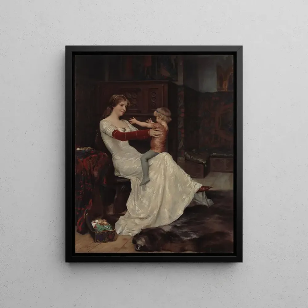 Gemälde Königin Bianca - Albert Edelfelt | Kunstdruck