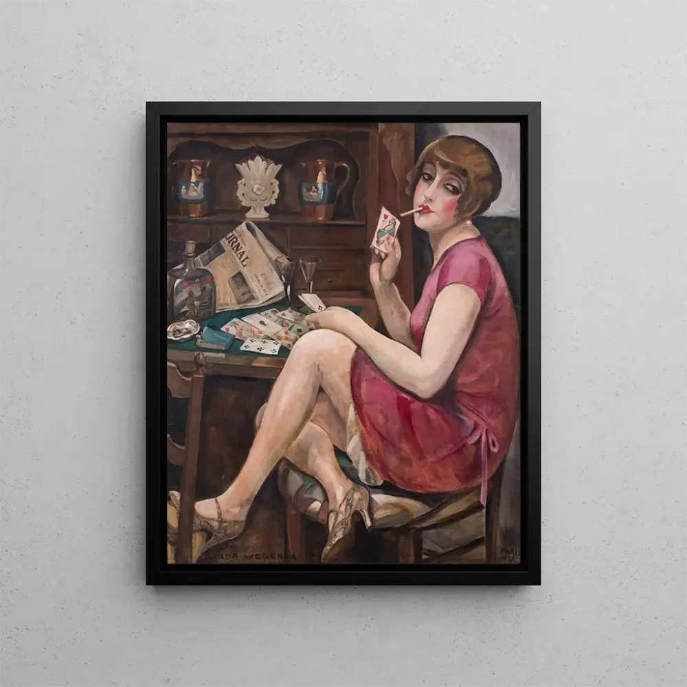 Gemälde Königin der Herzen - Gerda Wegener | Kunstdruck