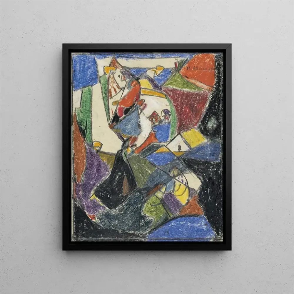 Gemälde Komposition - Adolf Hölzel | Kunstdruck