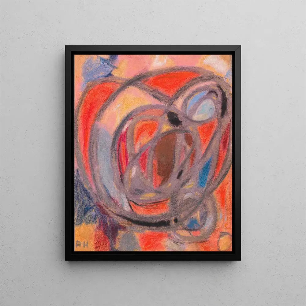 Gemälde Komposition aus runden und ovalen Formen - Adolf Hölzel | Kunstdruck
