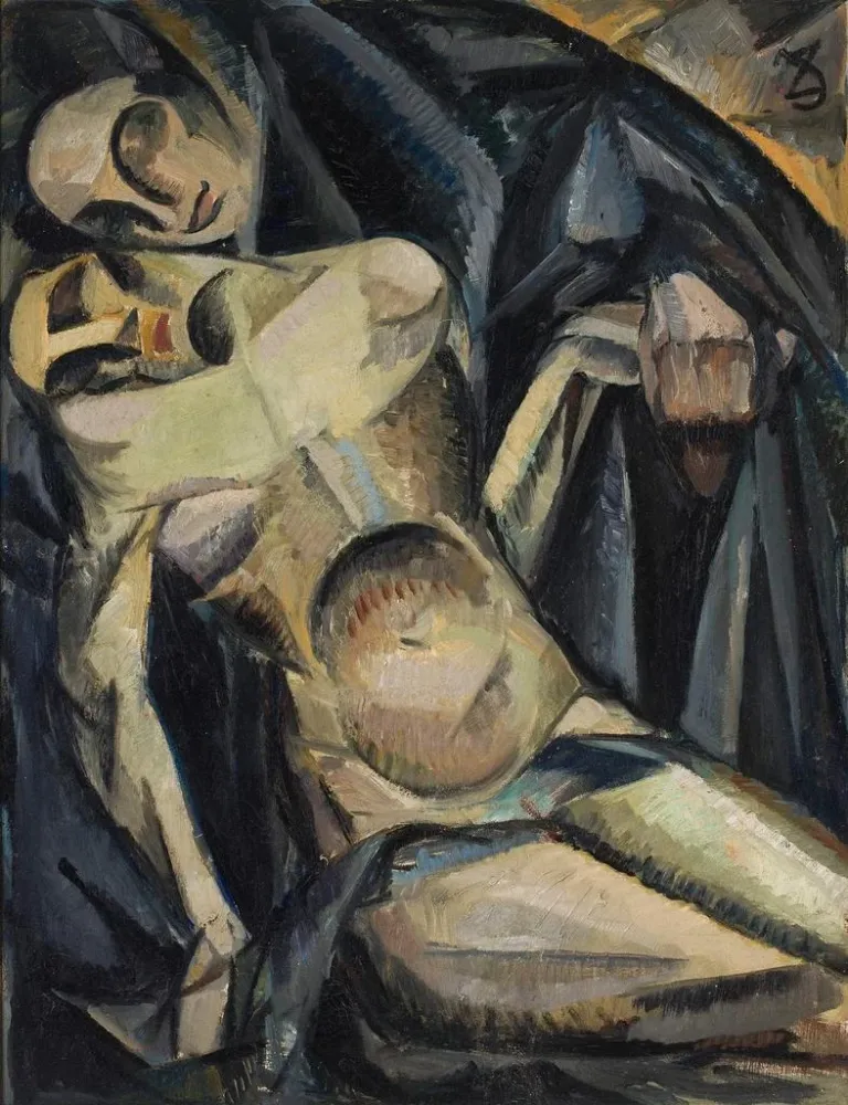 Gemälde Komposition : Pietà - Jan Yznowski | Kunstdruck