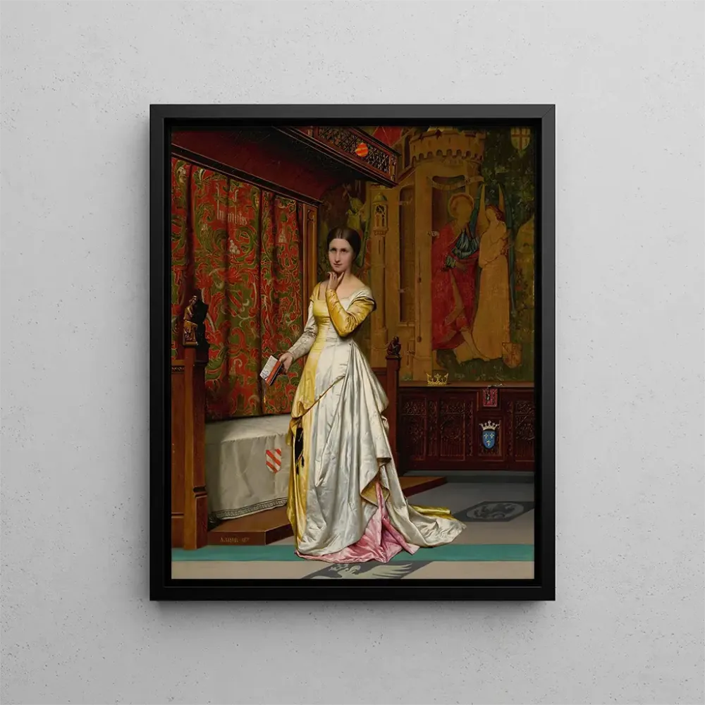 Gemälde Kontemplation - Adolphe Alexandre Lesrel | Kunstdruck