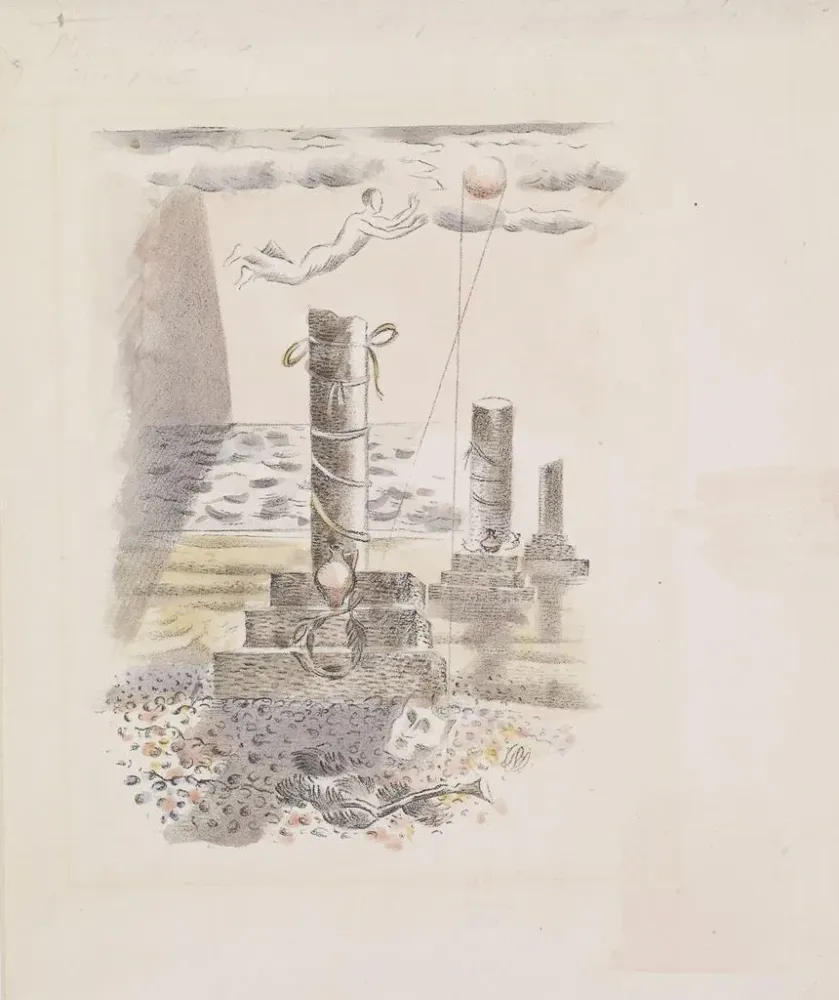 Gemälde Konzeption für die Urne des Kummers - Paul Nash | Kunstdruck