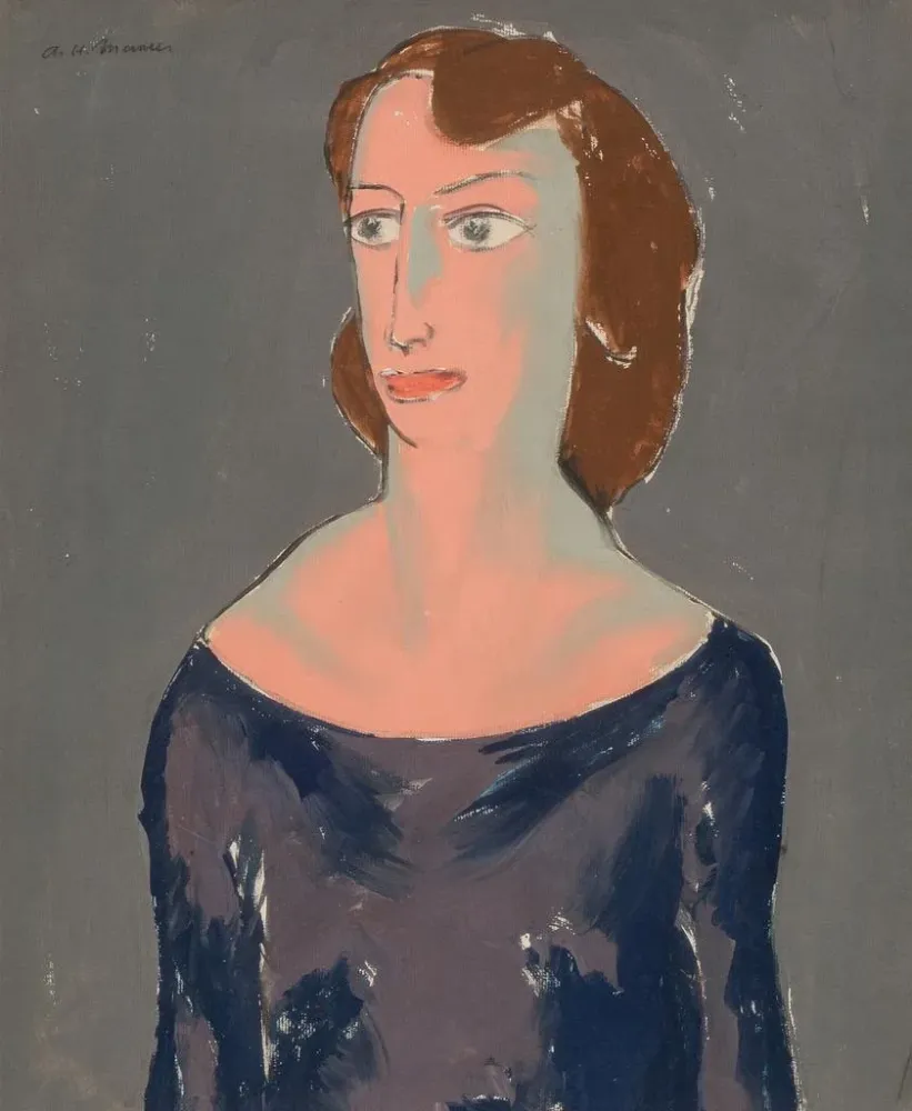 Gemälde Kopf - Alfred Henry Maurer | Kunstdruck