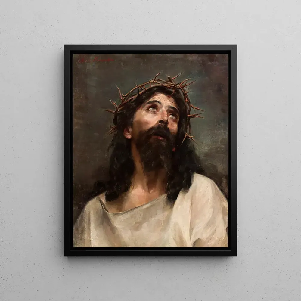 Gemälde Kopf Christi - Aniela Biernacka Poraj | Kunstdruck