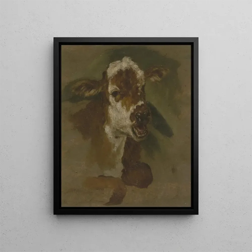 Gemälde Kopf des Viehs - Adriaen van de Velde | Kunstdruck