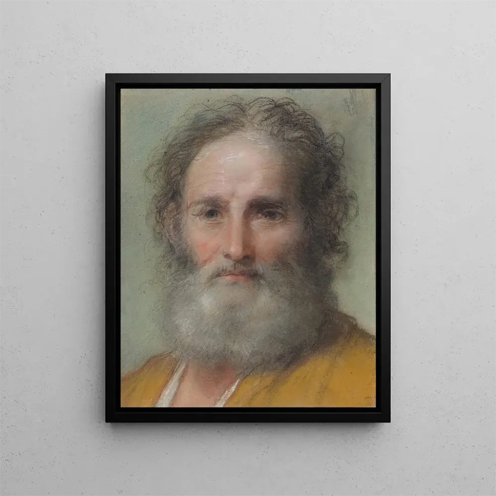 Gemälde Kopf eines bärtigen Mannes - Benedetto Luti | Kunstdruck