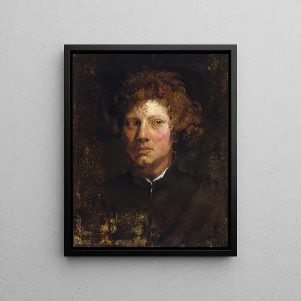 Gemälde Kopf eines jungen Mannes - Antoine van Dyck | Kunstdruck
