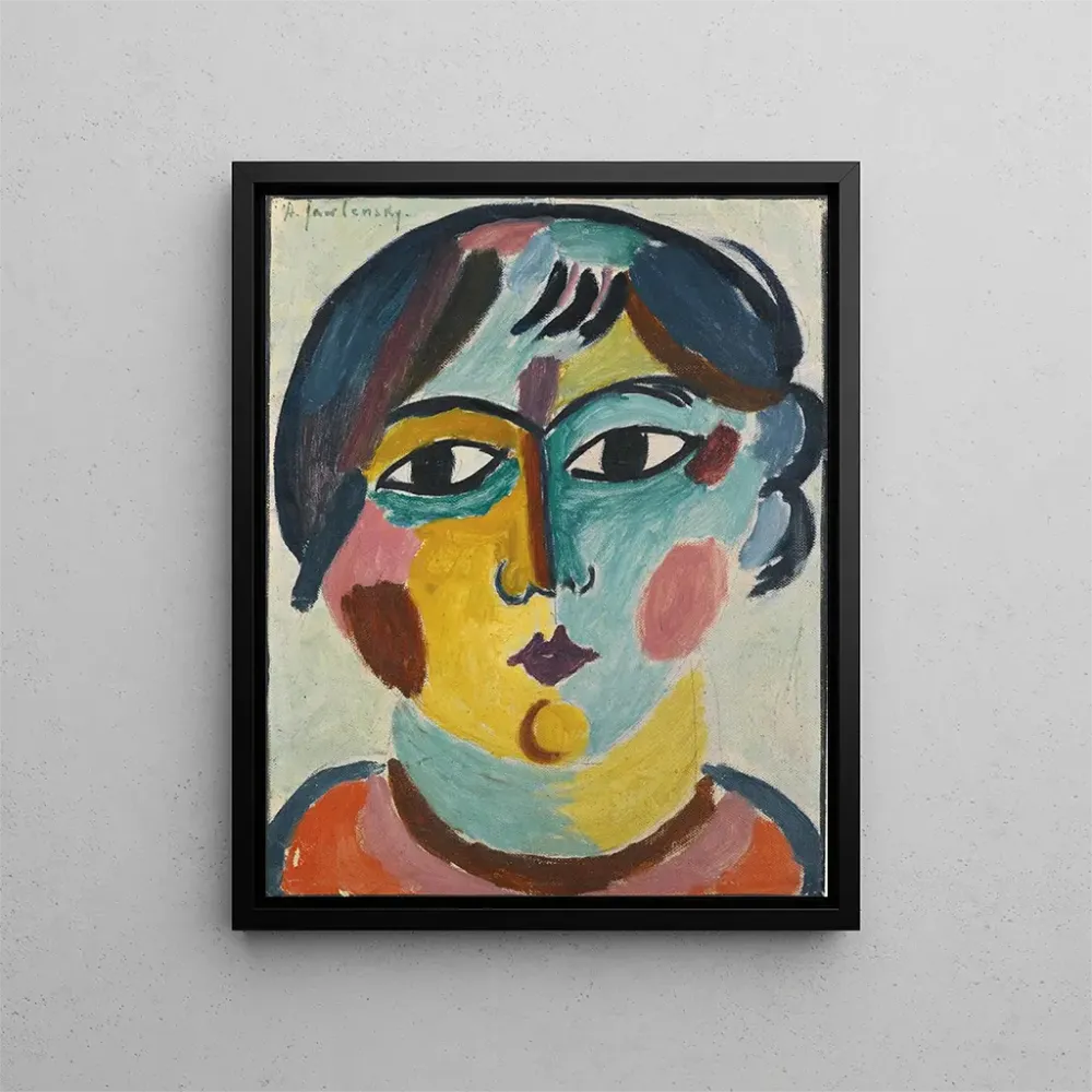 Gemälde Kopf eines Mädchens - Alexej von Jawlensky | Kunstdruck