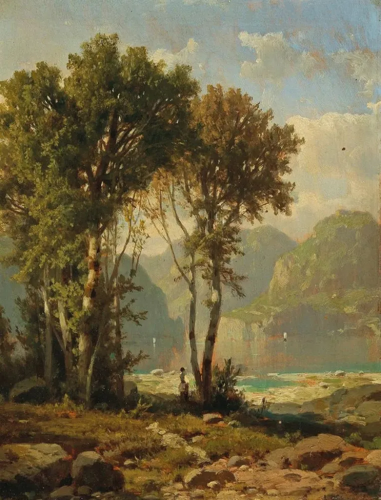 Gemälde Lac des Quatre-Cantons - Adolf Chwala | Kunstdruck