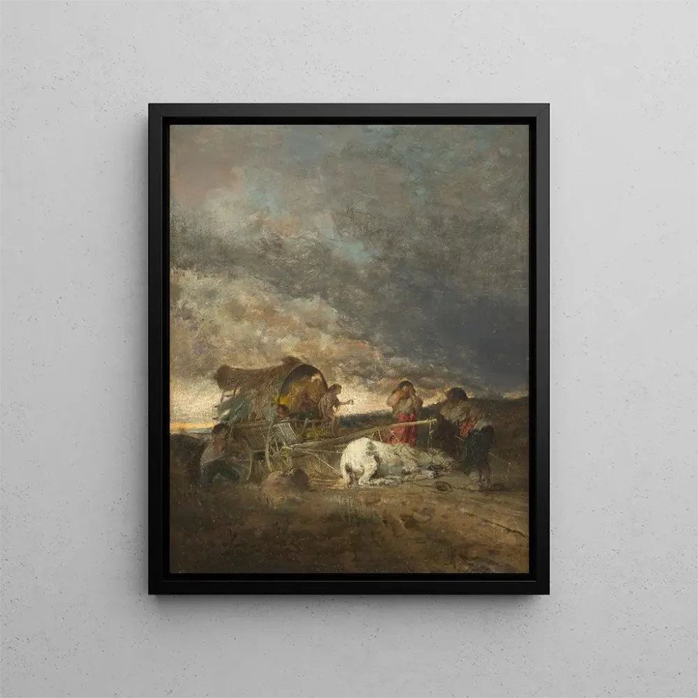 Gemälde L'accident - Adolf Humborg | Kunstdruck