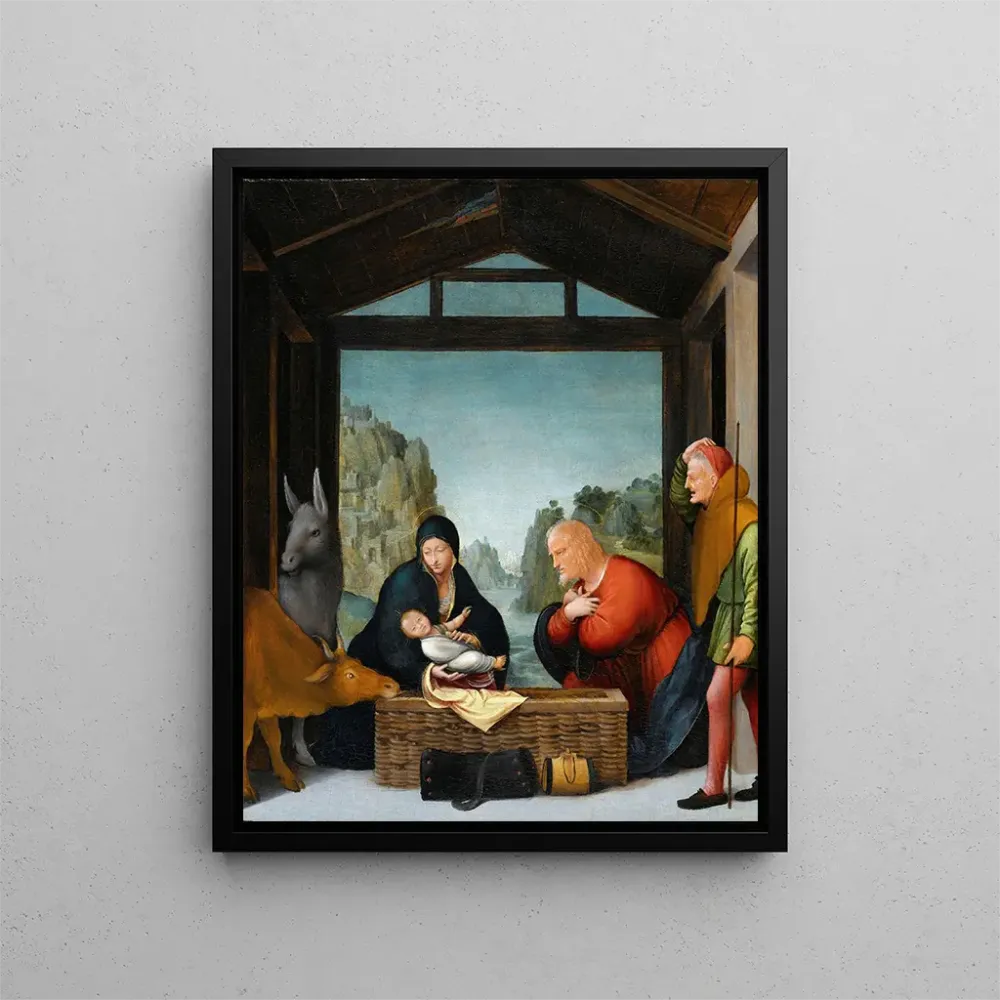 Gemälde L'Adoration des bergers - Bartolommeo Suardi | Kunstdruck