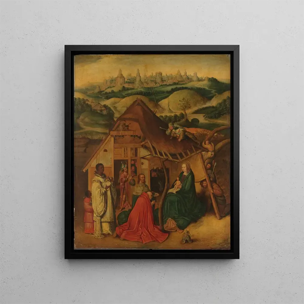 Gemälde L'Anbetung der Könige - Nach Hieronymus Bosch | Kunstdruck