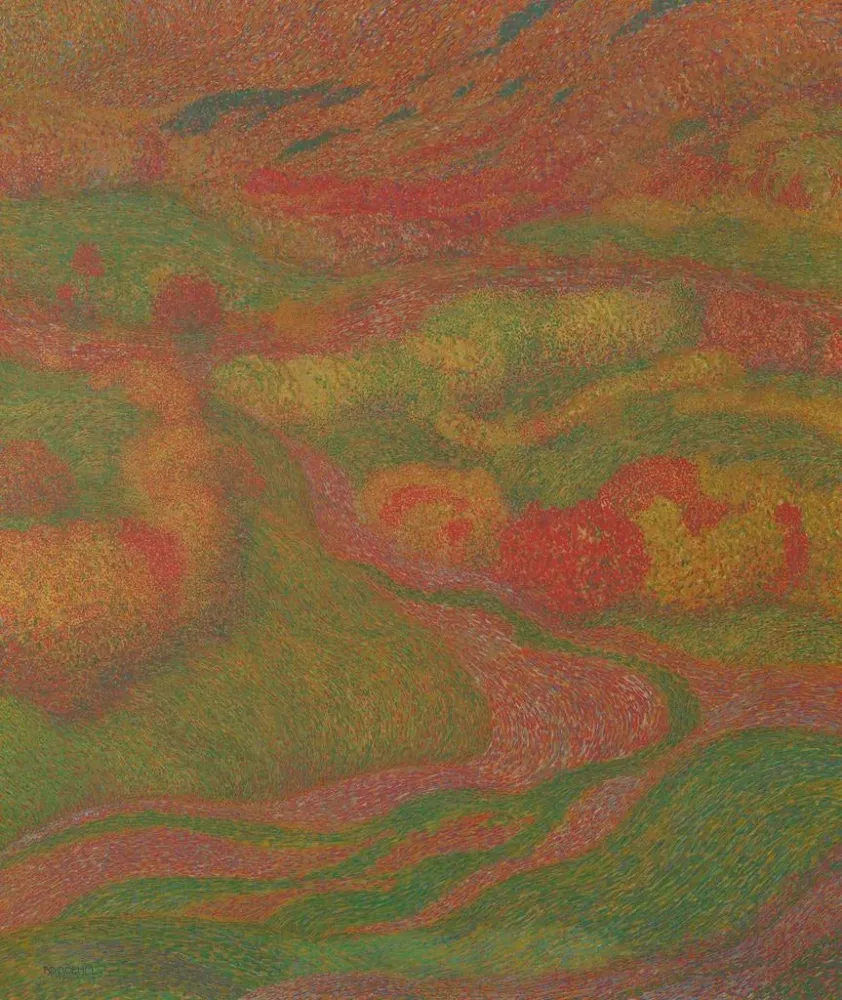 Gemälde Landschaft - Adolf Böhm | Kunstdruck