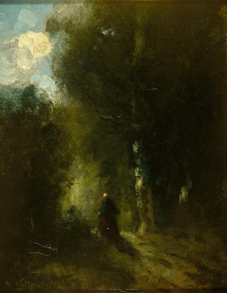 Gemälde Landschaft - Antoine Vollon | Kunstdruck