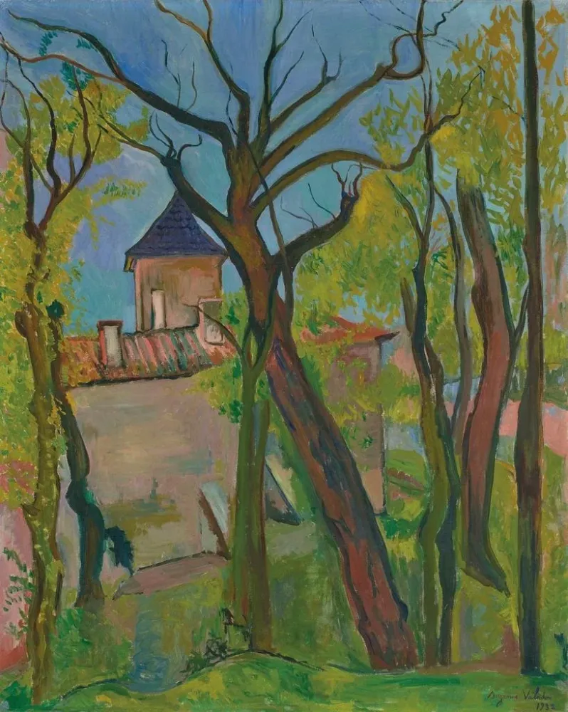 Gemälde Landschaft bei Saint - Bernard, Ain - Suzanne Valadon | Kunstdruck