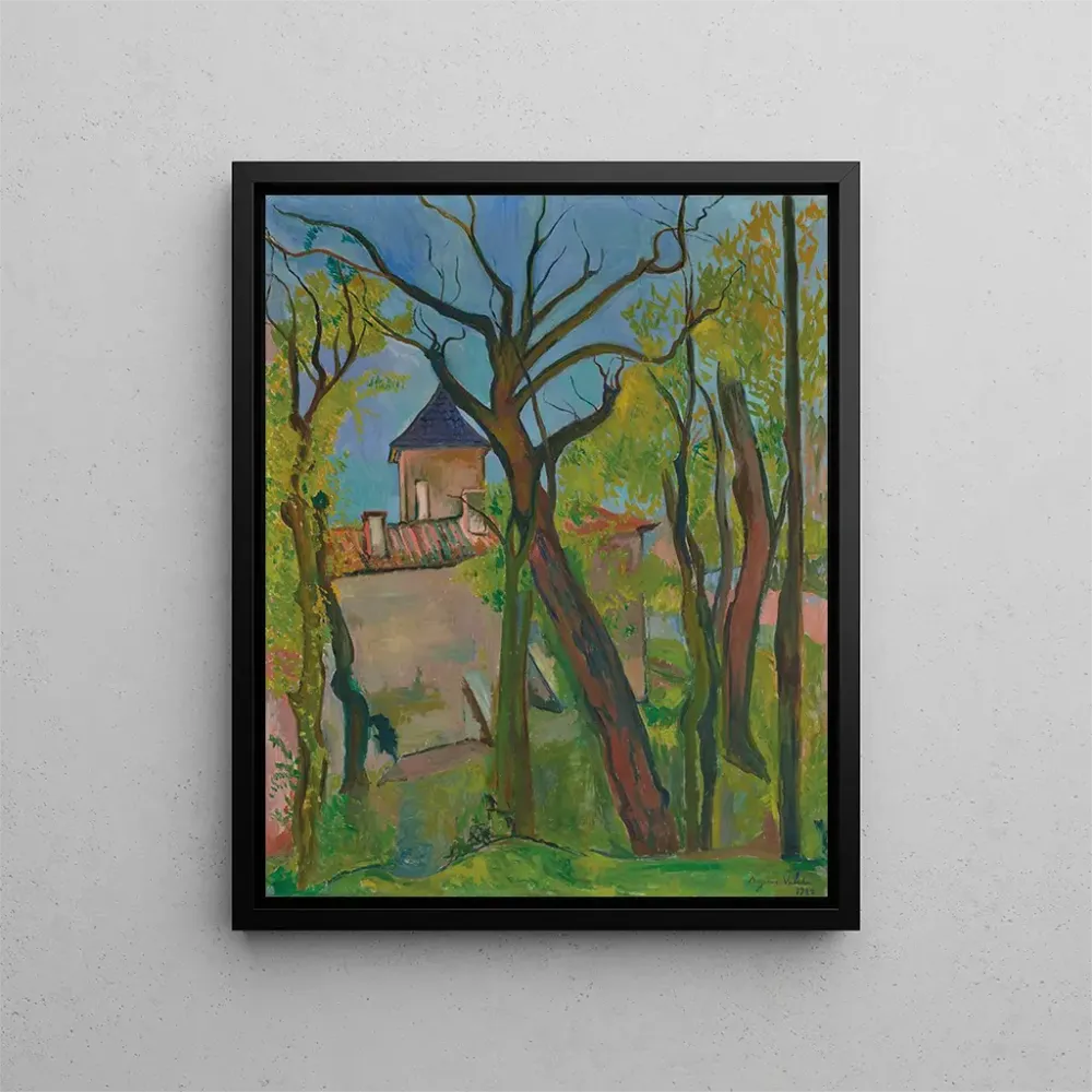 Gemälde Landschaft bei Saint - Bernard, Ain - Suzanne Valadon | Kunstdruck
