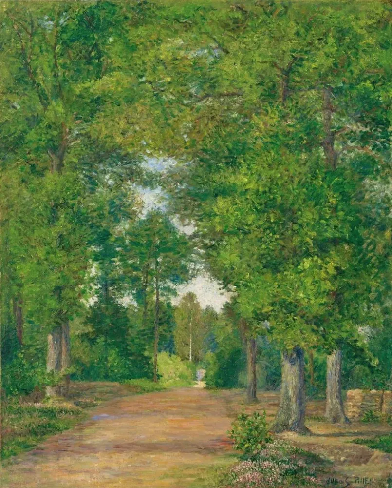 Gemälde Landschaft des Forts - Albert Dubois-Pillet | Kunstdruck