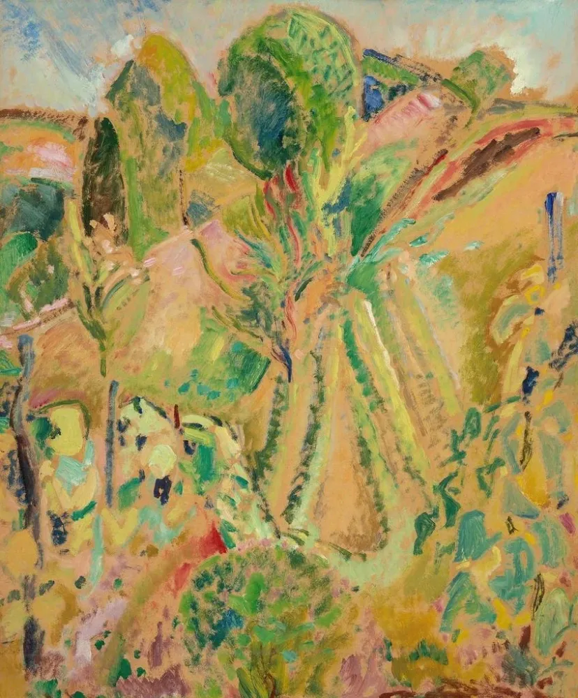 Gemälde Landschaft mit Bäumen - Alfred Henry Maurer | Kunstdruck