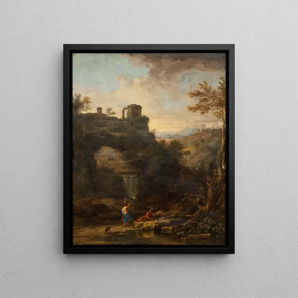 Gemälde Landschaft mit einer Tholos - Alessio de Marchis | Kunstdruck