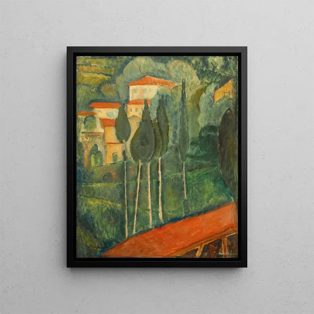 Gemälde Landschaft im Süden - Amedeo Modigliani | Kunstdruck