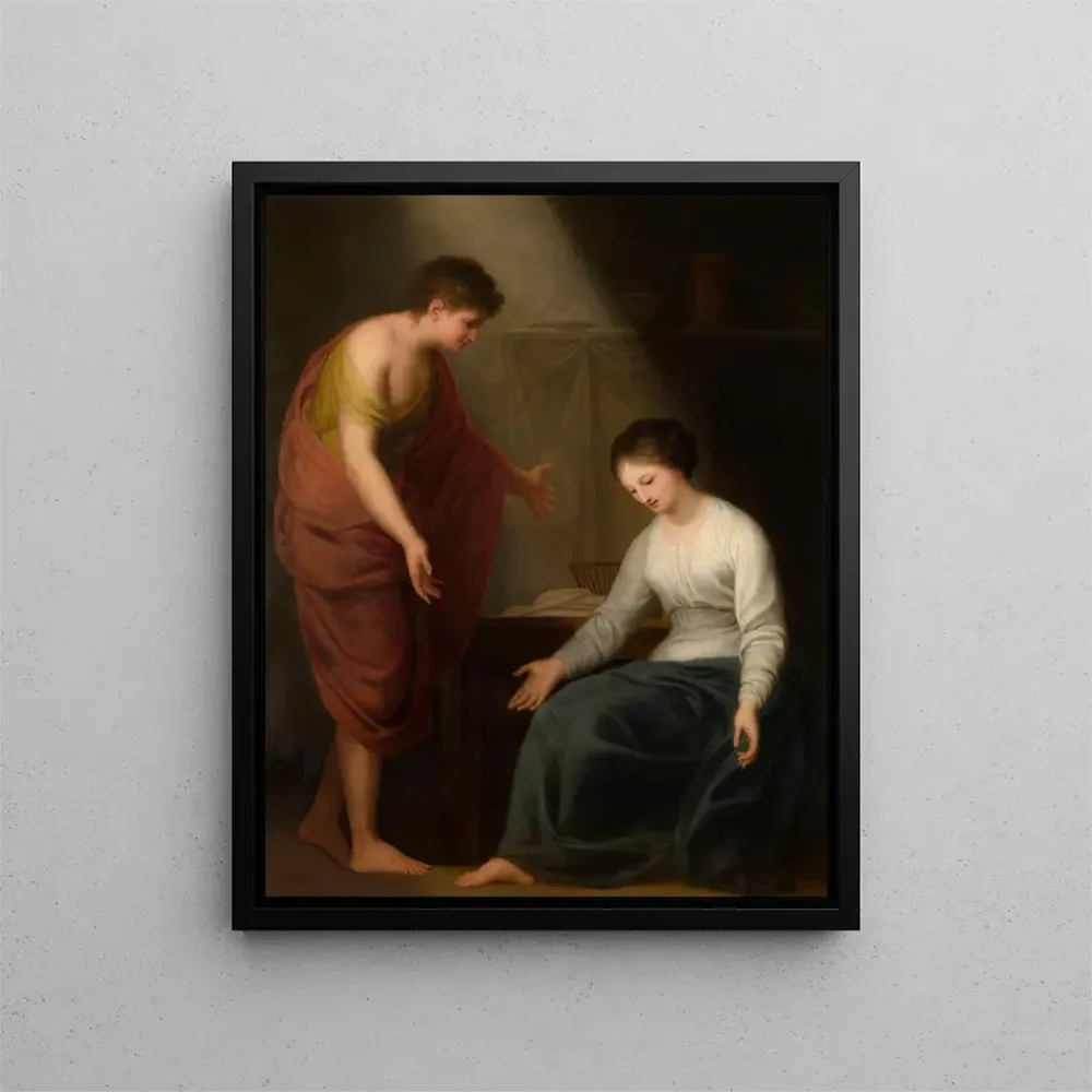 Gemälde L'Annonciation - Andries Cornelis Lens | Kunstdruck