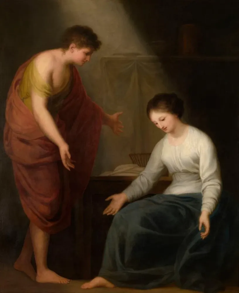Gemälde L'Annonciation - Andries Cornelis Lens | Kunstdruck