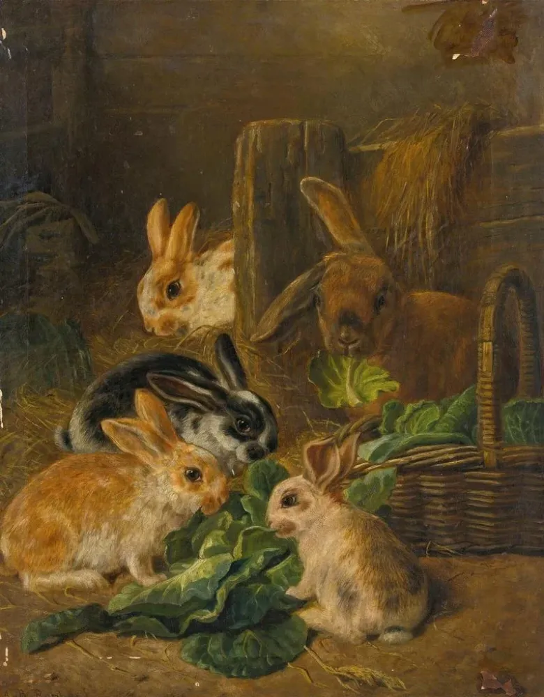 Gemälde Lapins - Alfred Richardson Barber | Kunstdruck