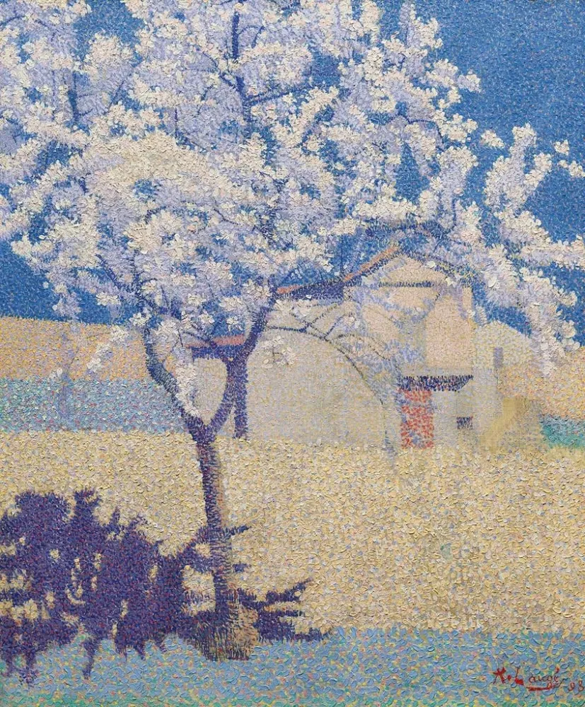 Gemälde L'Arbre en fleur - Achille Laugé | Kunstdruck