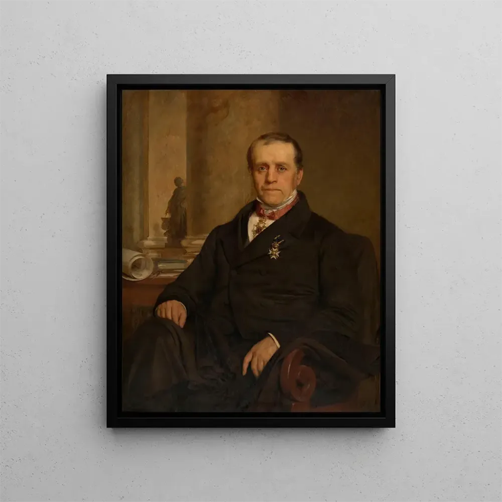 Gemälde L'architecte Tieleman Franciscus Suys - Alexandre Nestor Nicolas Robert | Kunstdruck