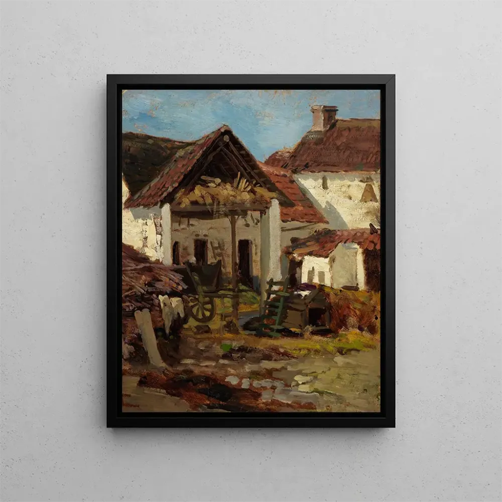Gemälde L'arrière-cour - Anna Nordlander | Kunstdruck