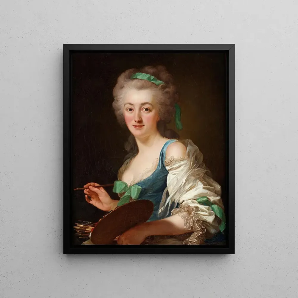 Gemälde L'artiste Anne Vallayer Coster - Alexander Roslin | Kunstdruck