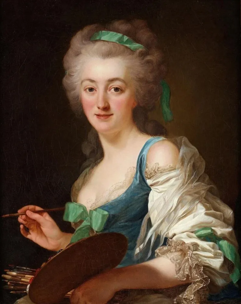 Gemälde L'artiste Anne Vallayer Coster - Alexander Roslin | Kunstdruck