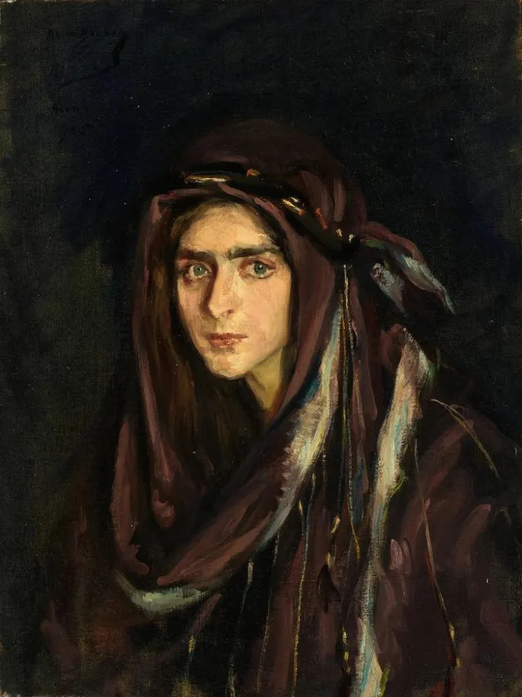 Gemälde Laura im arabischen Kostüm - Alice Pike Barney | Kunstdruck