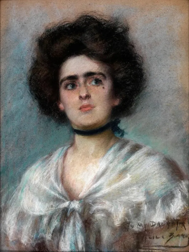 Gemälde Laura mit Fichu - Alice Pike Barney | Kunstdruck