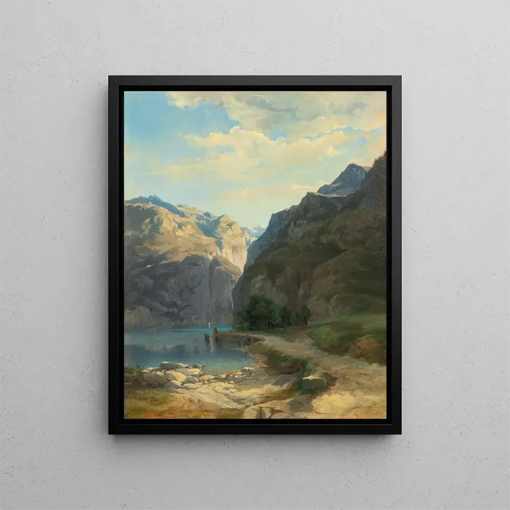 Gemälde Laxenstrasse - Alexandre Calame | Kunstdruck