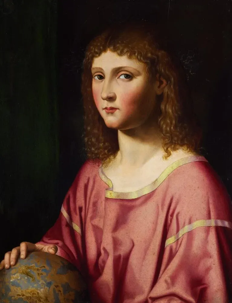 Gemälde L'Enfant Jésus comme Salvator Mundi - Bartolomeo Veneto | Kunstdruck