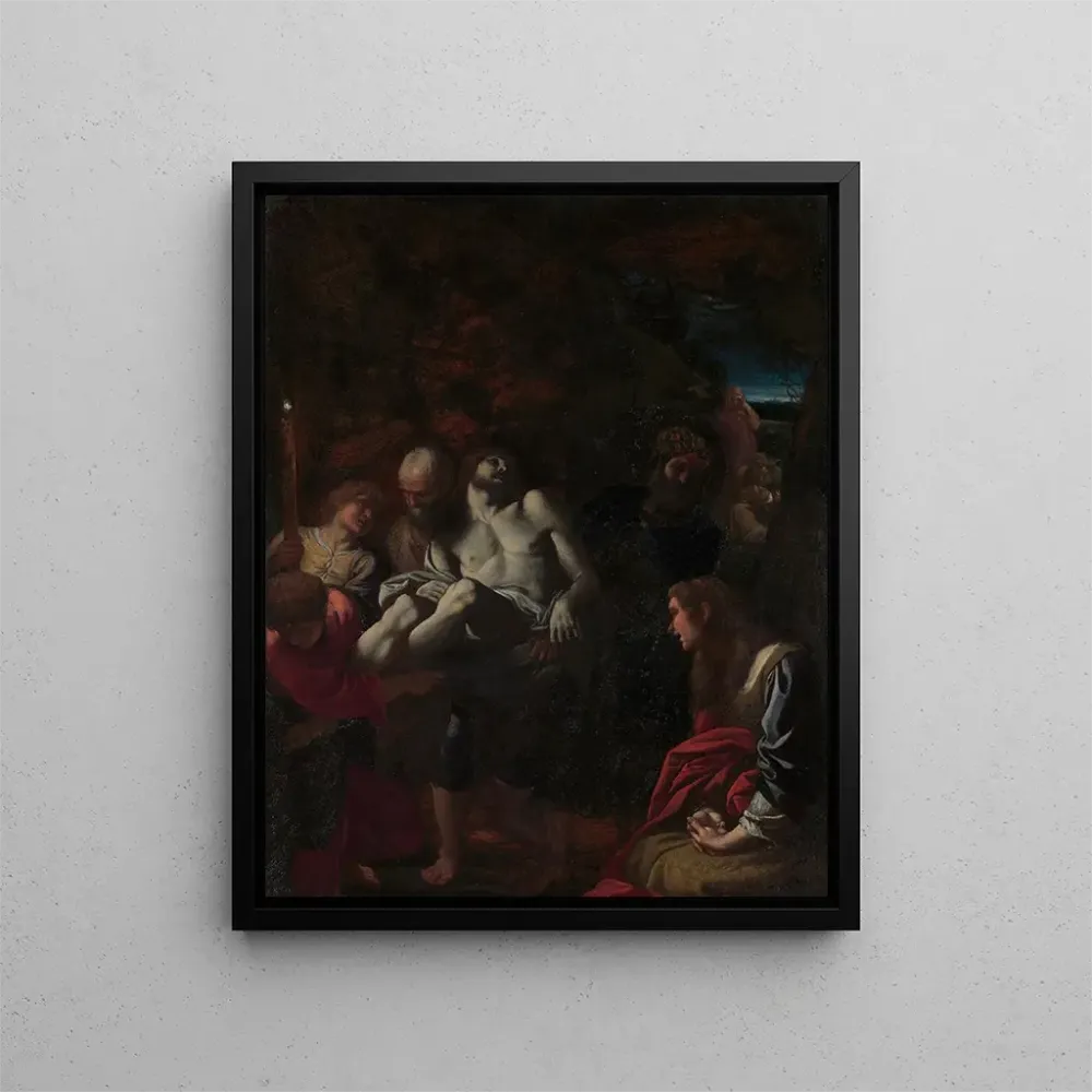 Gemälde L'enterrement du Christ - Annibale Carracci | Kunstdruck