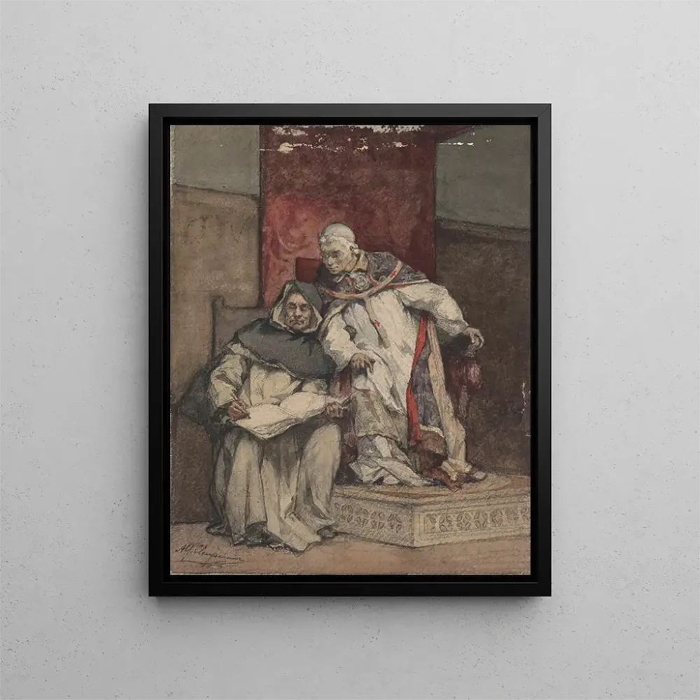 Gemälde Les Albigeois captivés - Alfred Cluysenaar | Kunstdruck