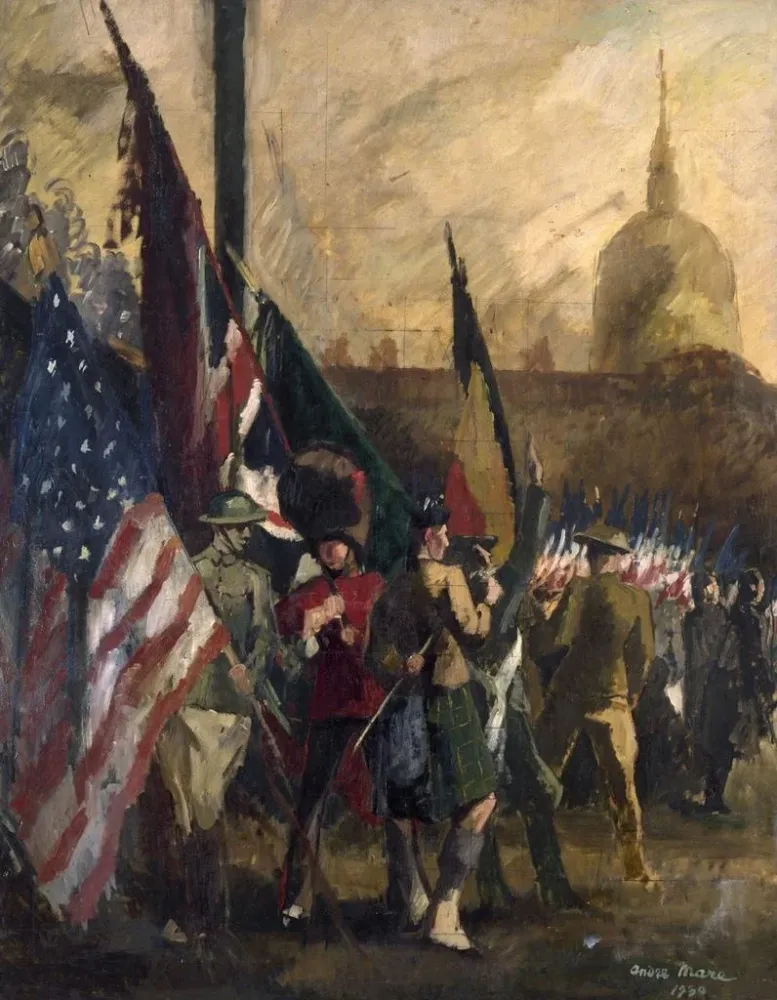 Gemälde Les Alliés - André Charles Mare | Kunstdruck