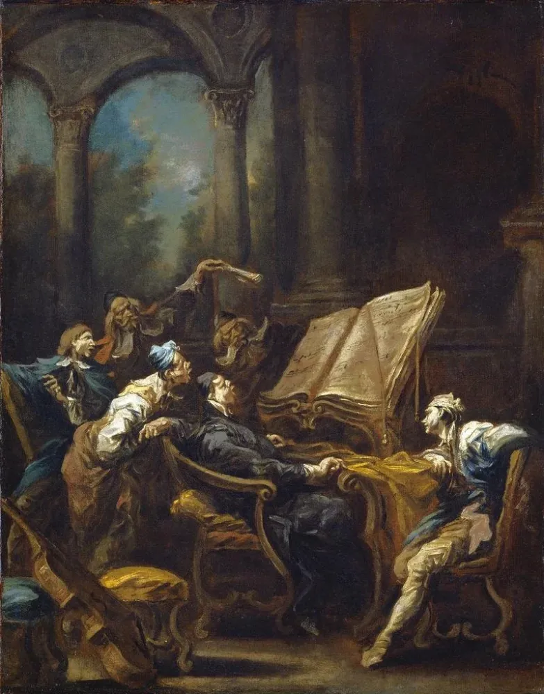 Gemälde Les Choristes - Alessandro Magnasco | Kunstdruck