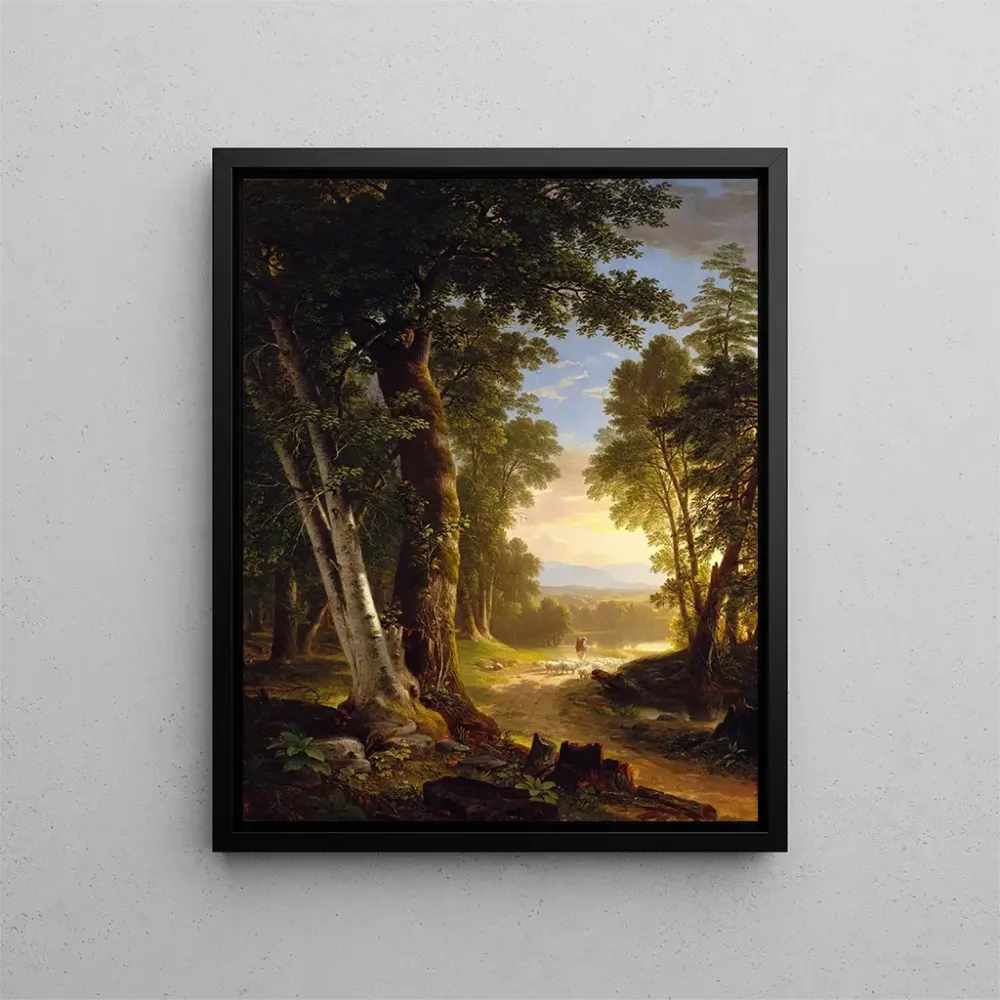 Gemälde Les Hêtres - Asher Brown Durand | Kunstdruck