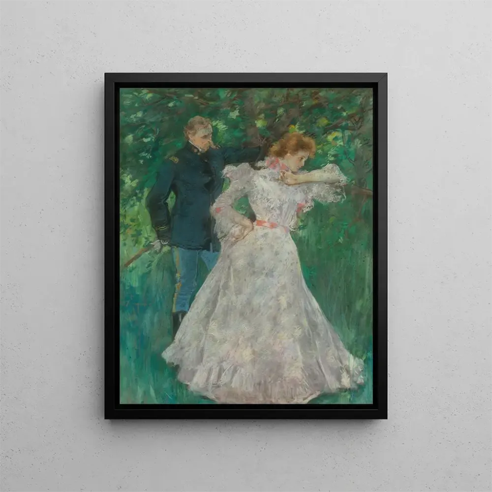 Gemälde Les Nouvelles - Albert Beck Wenzell | Kunstdruck