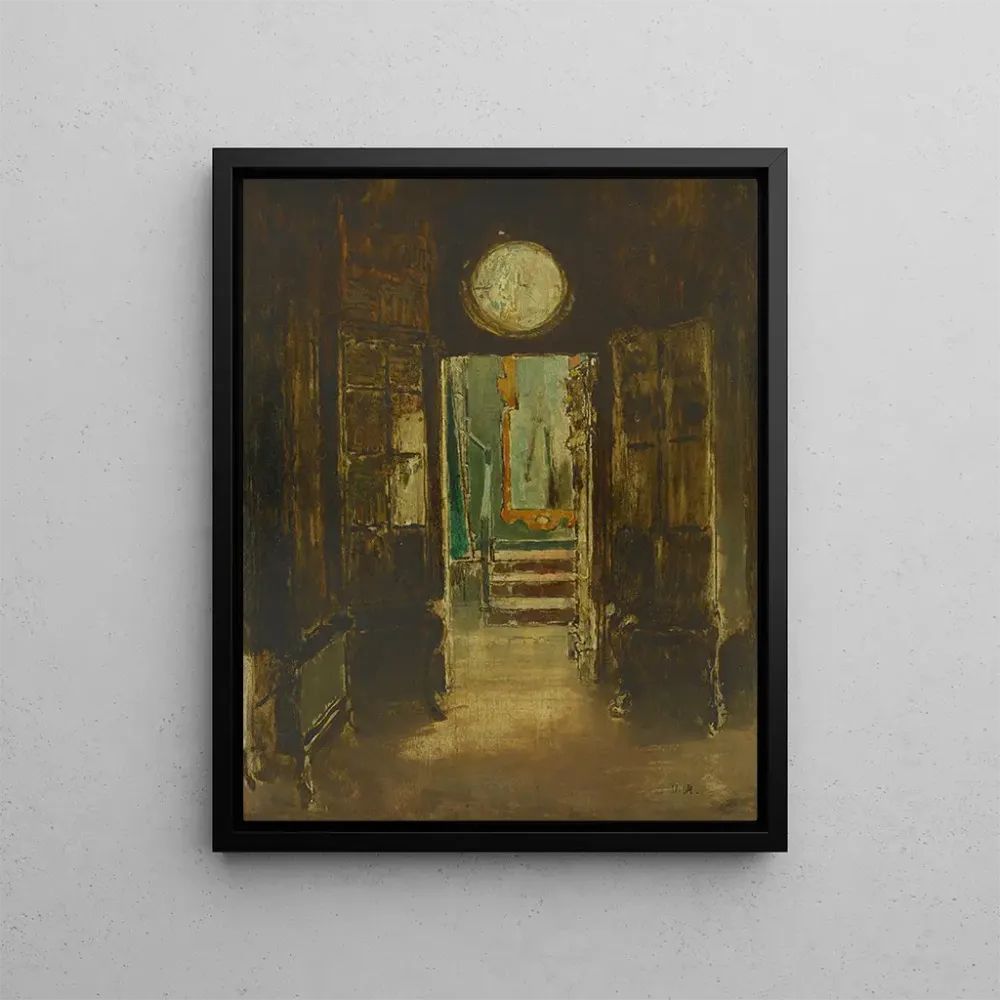 Gemälde L'escalier du lookout, Hauteville House - Georges Hugo | Kunstdruck