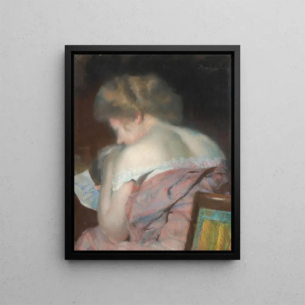 Gemälde La Lettre - Albert Besnard | Kunstdruck