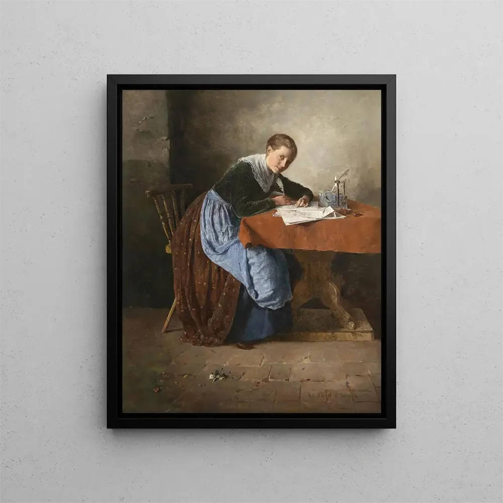 Gemälde La lettre d'amour - Adolf Hölzel | Kunstdruck