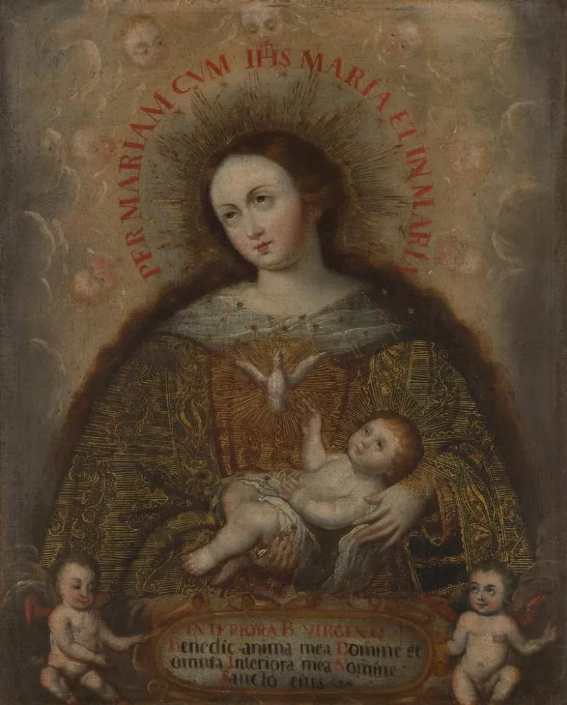 Gemälde L'âme de la Vierge Marie - Anonym | Kunstdruck