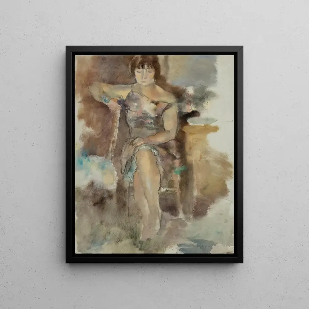 Gemälde Lucy Fontenay aux roses - Jules Pascin | Kunstdruck